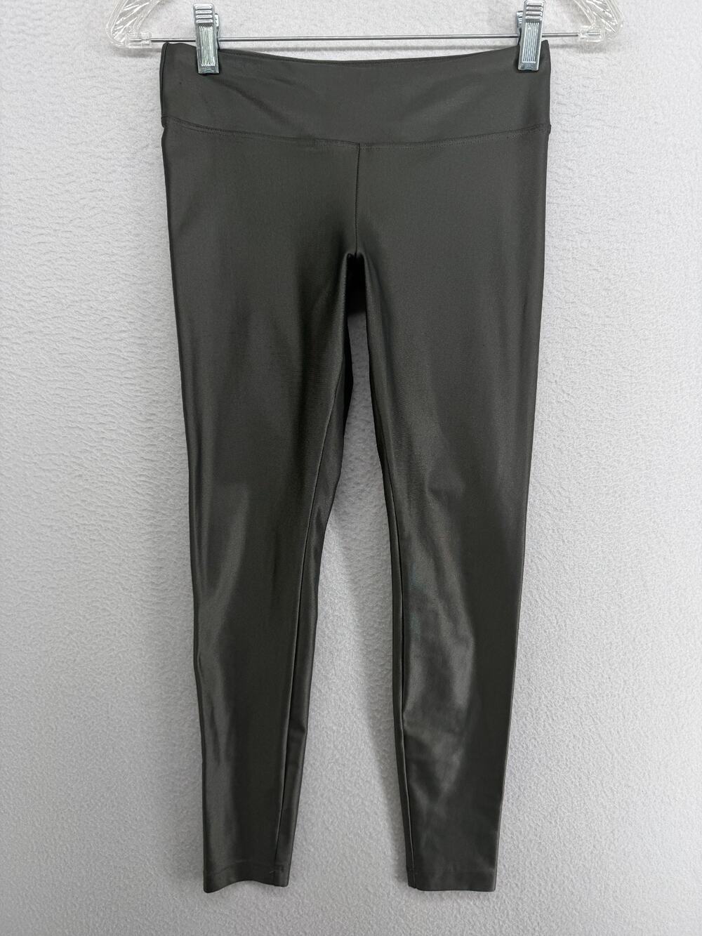 KORAL Leggings Womens M Lustrous High Rise Moto Yoga Ankle Pull On Gray USA